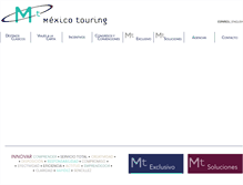 Tablet Screenshot of mexicotouring.com.mx